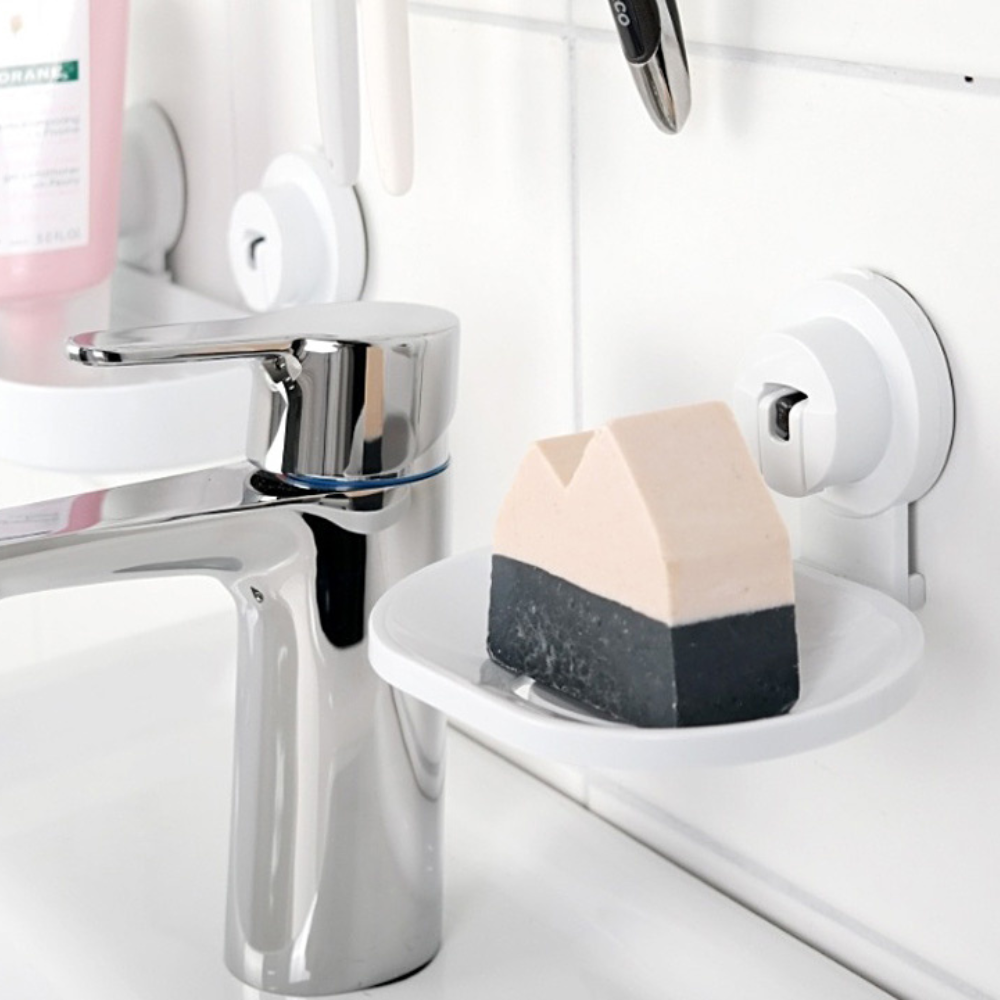 One Touch Compact Soap Dish Holder